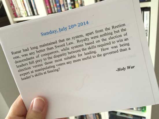 Okal Rel Quote – Jul 20, 2014