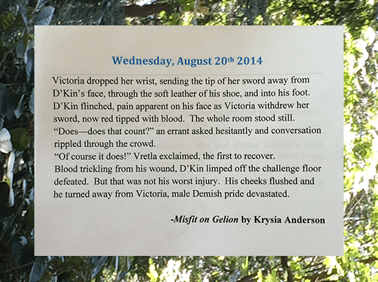 Okal Rel Quote - Aug 20, 2014