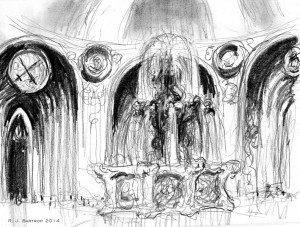 Fountain Court by Richard Bartrop