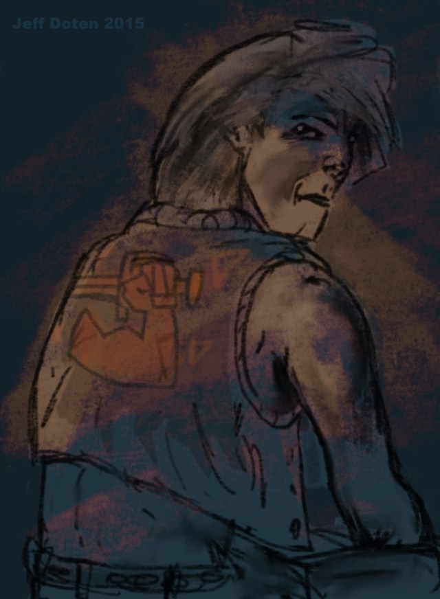 Thomas looks roughed up by reality skimming.